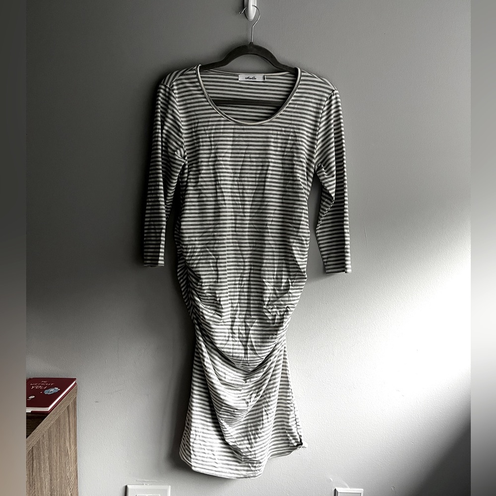 Miss Dee Striped Maternity Dress